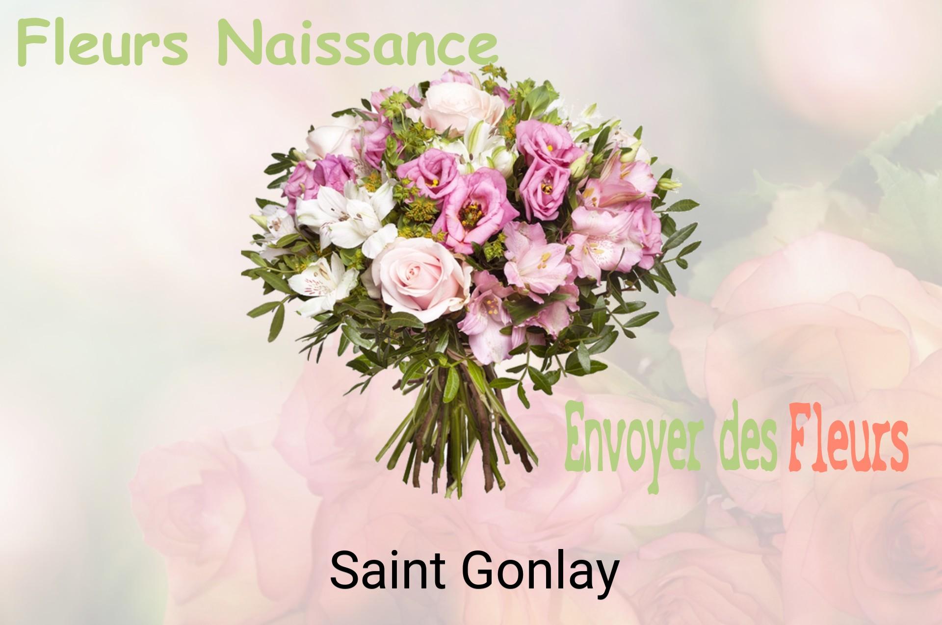 Bouquet de fleurs de naissance livré à Saint-Gonlay